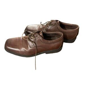 NWOT Florsheim Men's Midtown Cap Toe Oxford Brown Leather Size 9.